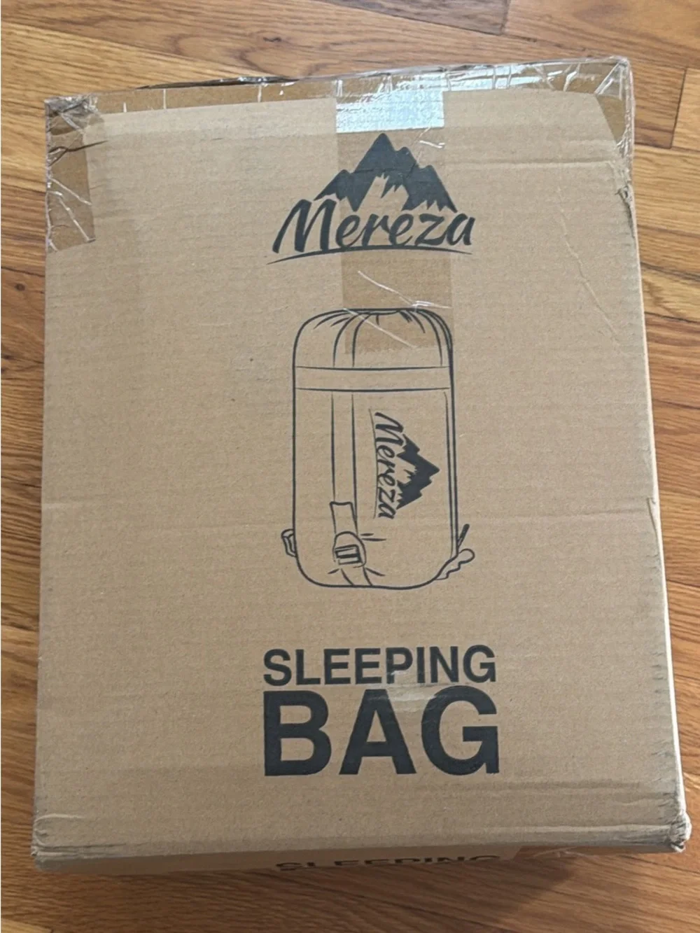 Reversible Blue & Gray Double Sleeping Bag with Pillow